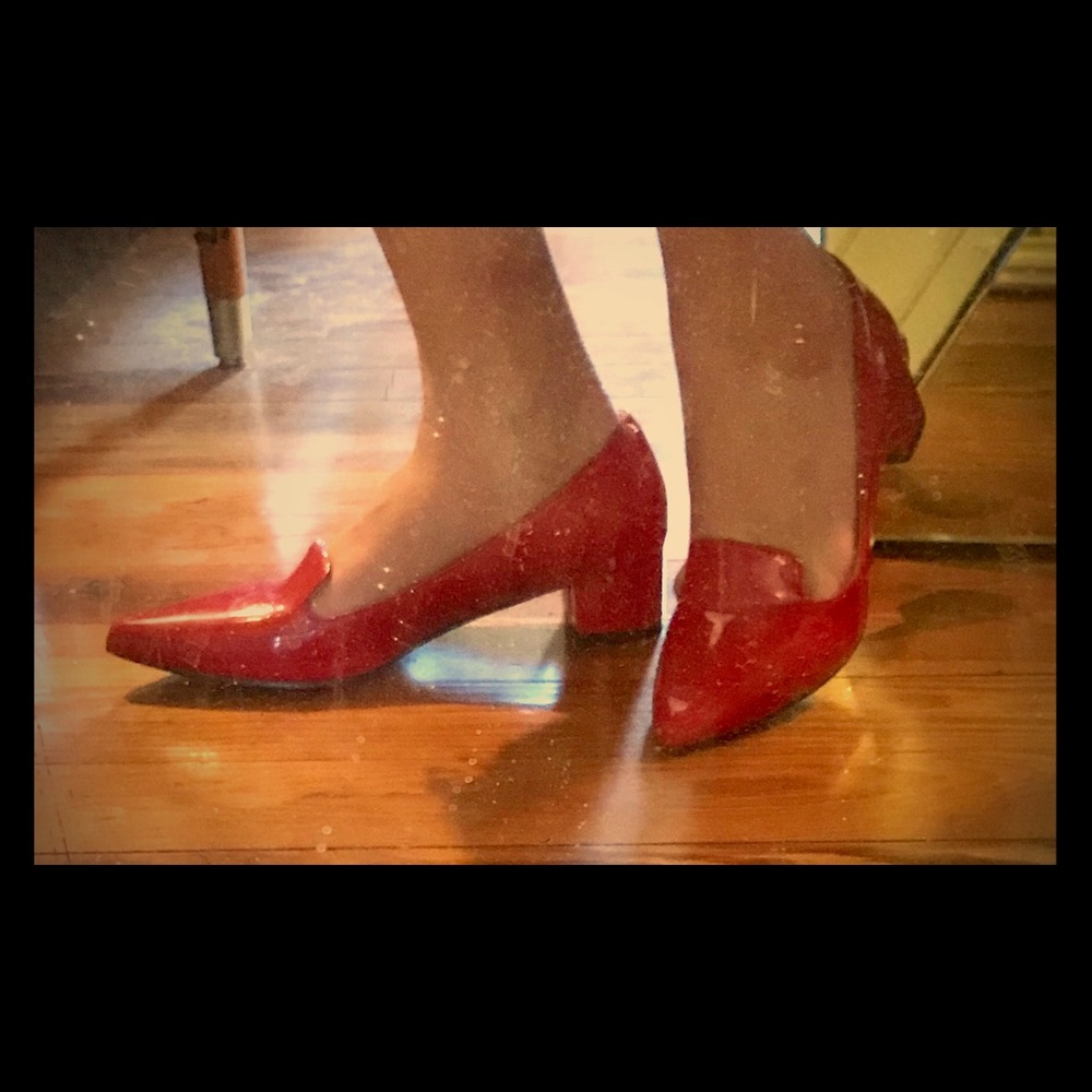 Wicked cherry dancing heels